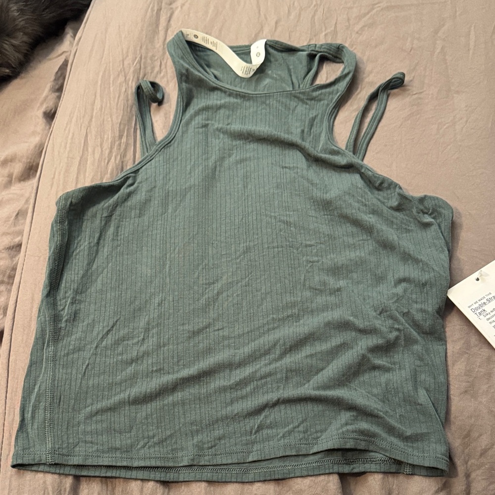 lululemon athletica double strap yoga tank